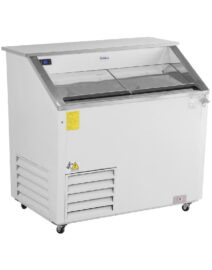 Enfriador Horizontal Inducol en Lámina Galvanizada de 453 Litros con capacidad para 380 Botellas EH-380-16BL1CD_Mesa de trabajo 1